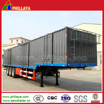 Three BPW Axles Protect Goods Dry Van Truck